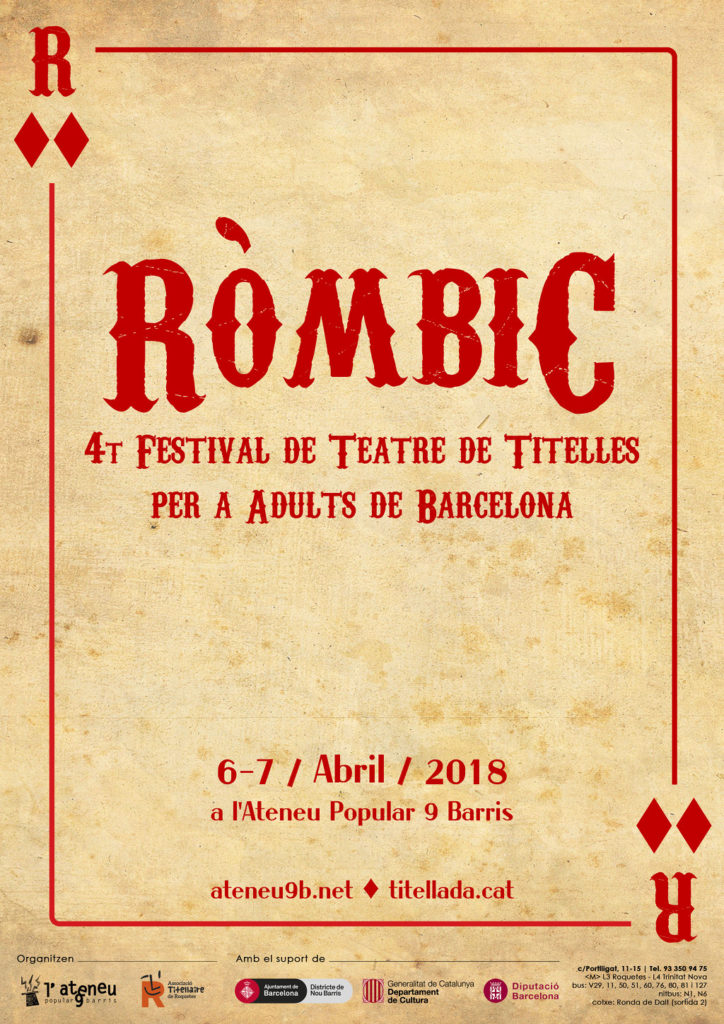 Cartel del Ròmbic 2018. Barcelona