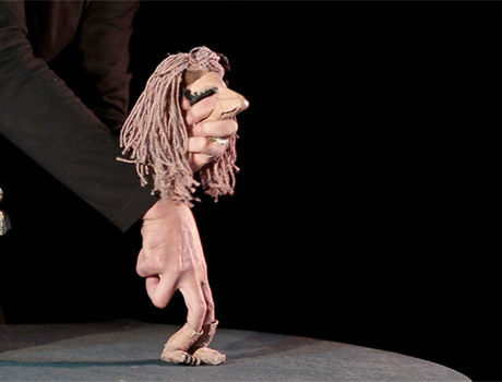 Marioneta de “Vida”, de Javier Aranda.