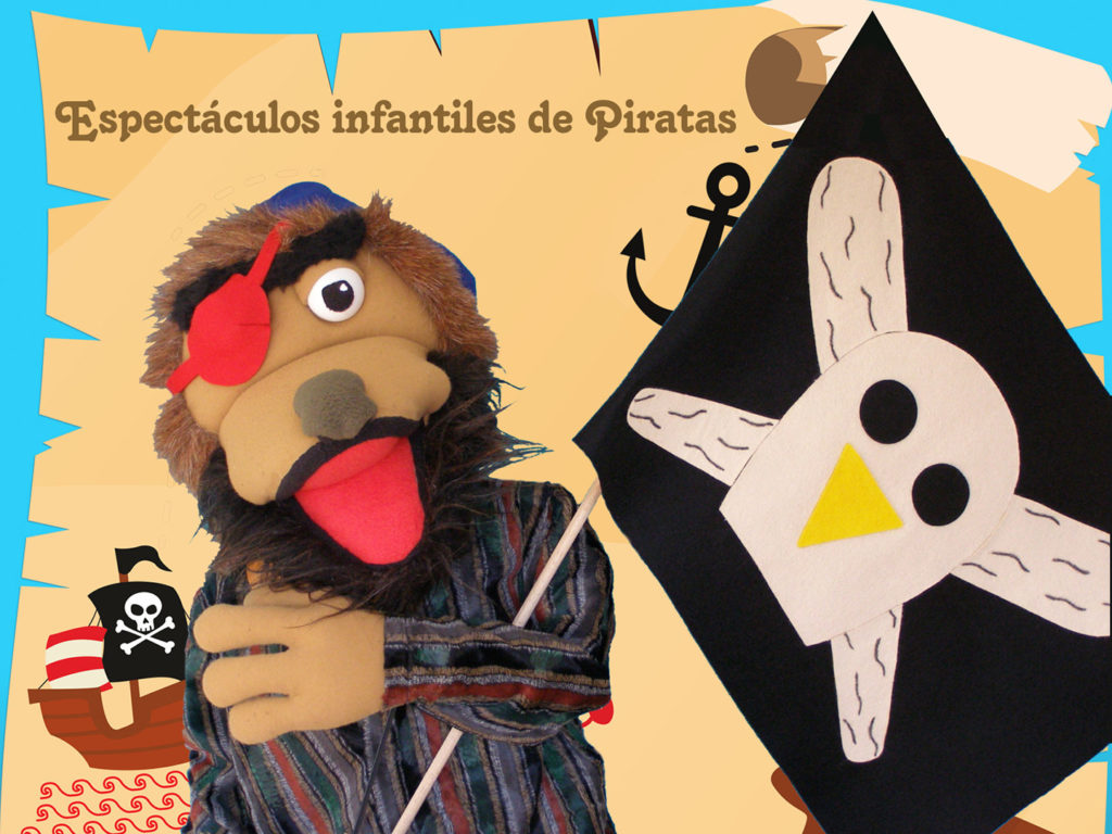Espectáculos infantiles con títeres y piratas